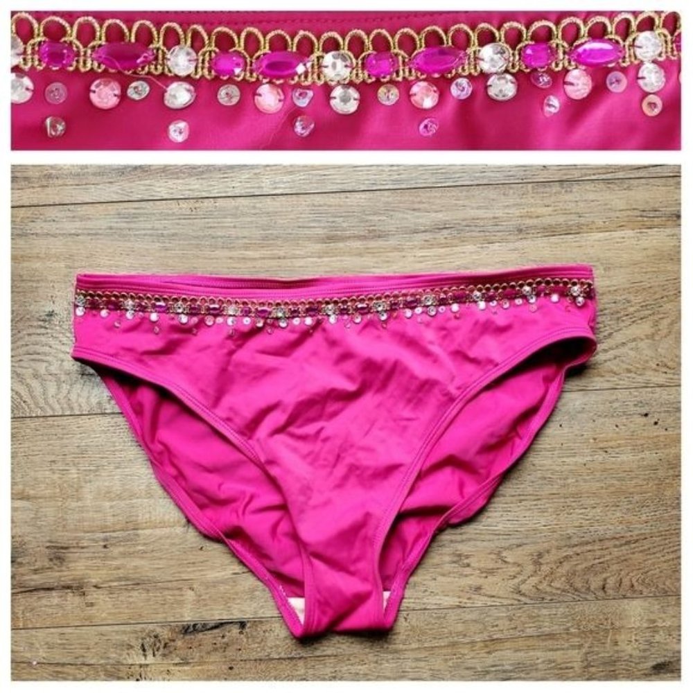 SPIEGEL Swim Jeweled Swim Bottoms
